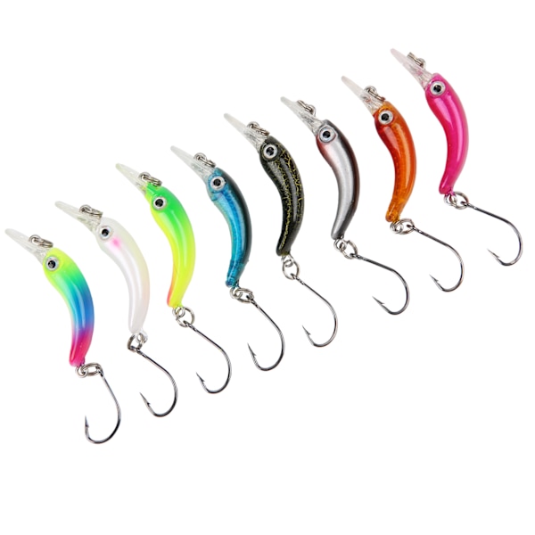 Luya fiskebeten 3D synkende falsk fisk hard baits action wobblers fiskeutstyr