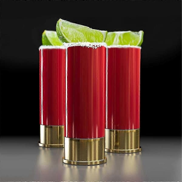 4 STK 12 Gauge Shotglas Tequila Shotglas