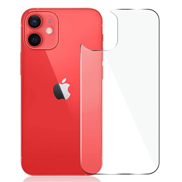 2-PAKKE iPhone 12 Bakside Skjermbeskytter 9H 0,3mm Transparent transparent