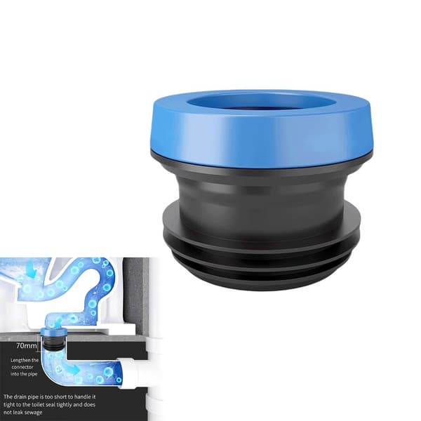 【BEMS】Elevating Double Layer Odor Protection Flange Rings Compatible with Toilets Daily Use