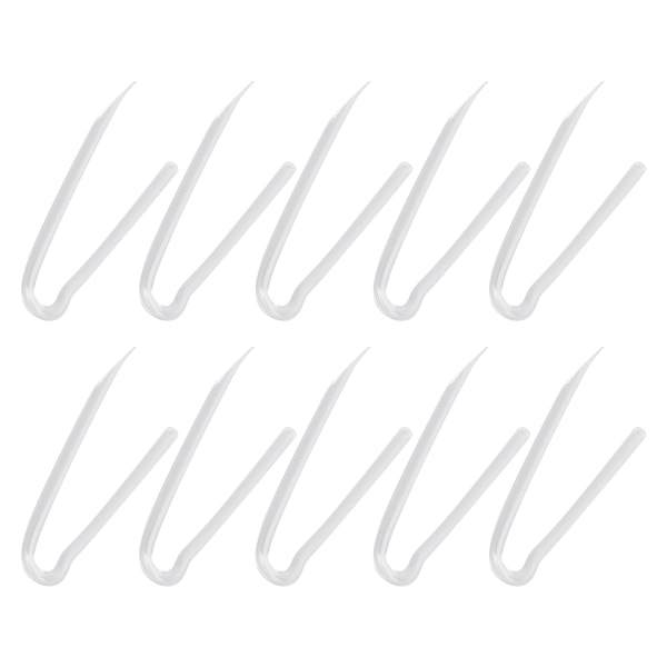 TIMH 10 stk. Høreapparatslanger Fleksibel Type R BTE-øreprop Udskiftning af høreapparatslange3,3x2,0mm / 0,13x0,08in