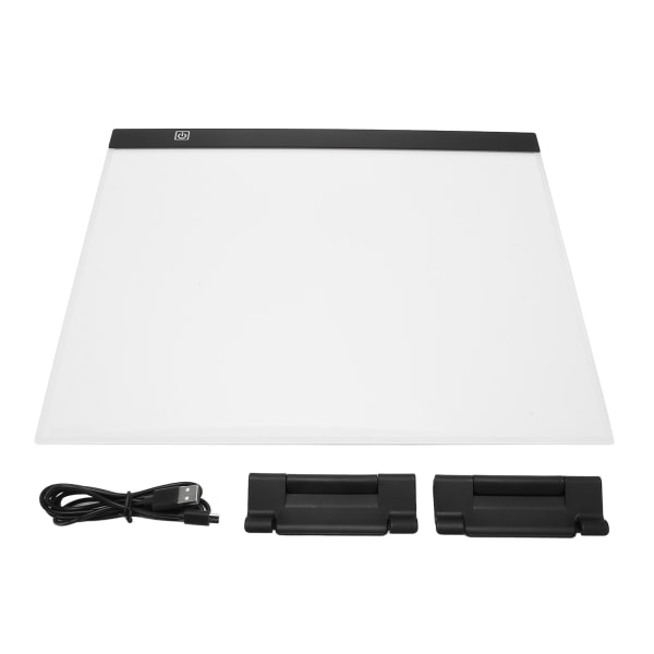 A3 Light Board Ultratynn 12000K LED Trinnløs dimbar USB Power Light Pad Tracer for Maling Tracing Skisser ++