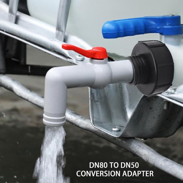 IBC-adapter S100x8 reduceras till S60x6 IBC-tankkopplingsadapter ersätter trädgårdsvattenkoppling