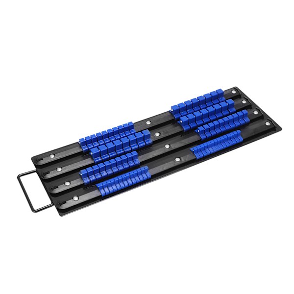 80 stk. Sokkel Organizer Bakke Multifunktionel ABS 1/4 tommer 3/8 tommer 1/2 tommer Auto Reparationsværktøjer