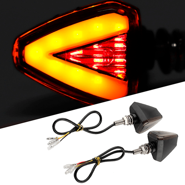 1 Par Motorcykel LED Blinklys Kørelys Blinklys Universal