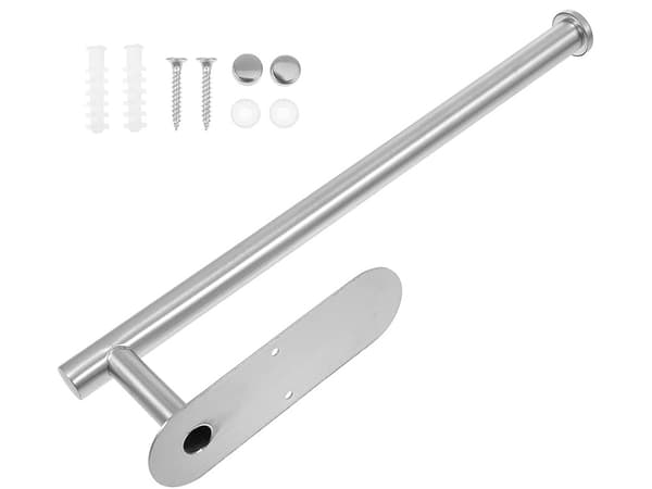 【BEMS】Kitchen Roll Holder Silver - Self-adhesive Metal in Loft Style 158