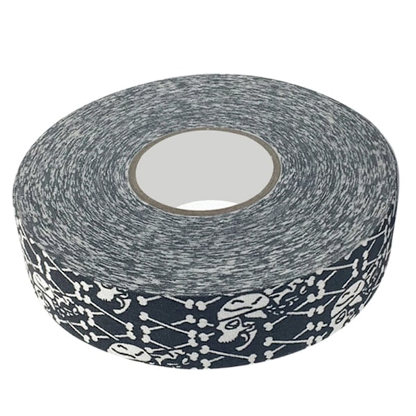 Hockeykølletape - 2,5 cm x 25 m - Sport Badminton Stangputer - Beskytt din hockeykølle med menneskeskjelettdesign