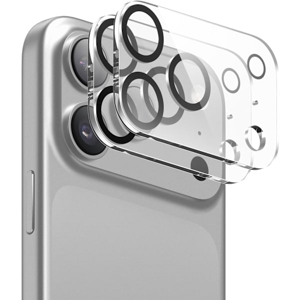 【BEMS】2-Pack Compatible with iPhone 17 Pro Max Camera Protector in Tempered Glass 23