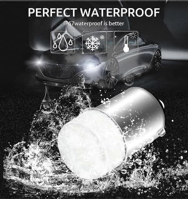 BA15S BAY15D LED 5W bil bakljus bromsljus blinkerlampa DC 12V Red