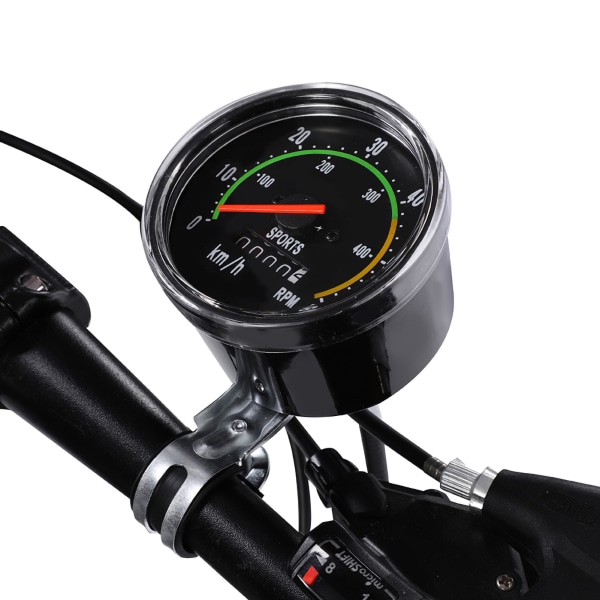 Mekanisk Cykelcomputer - Hastighetsmätare, Odometer, Stoppur, Cyclocomputer