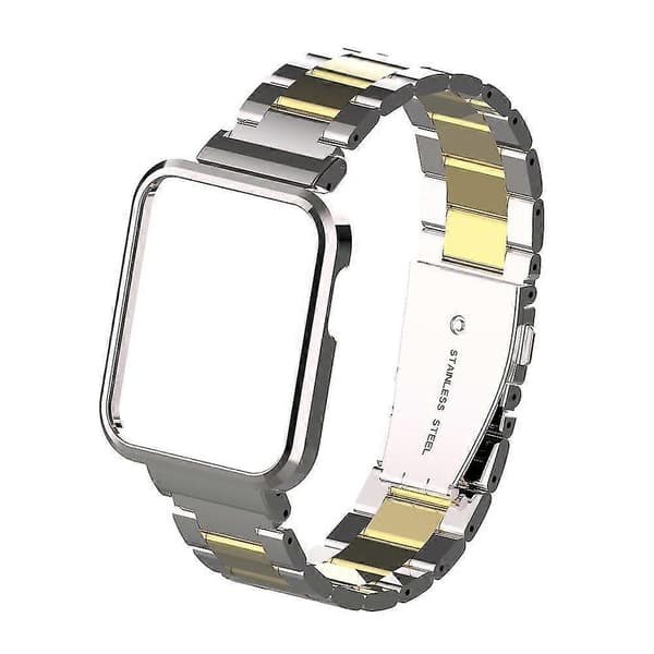 Metalrem til Xiaomi Mi Watch Lite / Redmi Watch Silver Gold