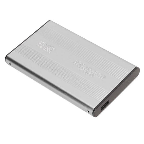 USB3.0 HDD-kabinett 2,5 tommer 5 Gbps Ultra tynn lett HDD-kabinett-adapter for bærbare datamaskiner for WIN 7 for WIN 10 Sølv