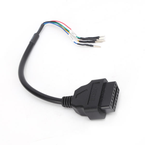 16PIN kaapelitestisovitinliitin automoottoripyörälle Universal OBD ODB2 -johdot