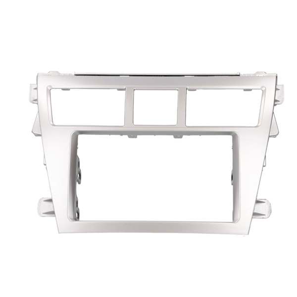 2‑Din Radio Fascia Bilstereo Navigasjon Ommontasj Dash Panel Kit Ramme Passer for Vios Belta Yaris Sedan