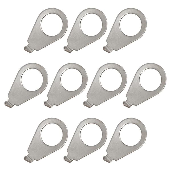 10x Potion Indicator Iron Kompatibel med Musikinstrument Elgitarr LP Gitarr Silver