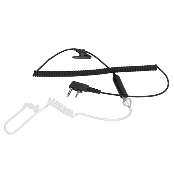 Walkie Talkie Øretelefon 2-polet K-hoved Headset til KENWOOD TH-F6 / F6A/ D7/ D7A/ D7AG/ D7E/ F7/ F7E/ G71/ G71A