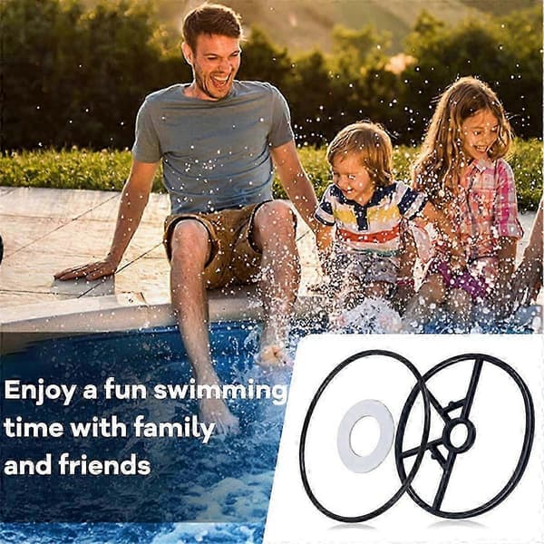 Spider Packningssats Pool Sandfilter Ventil Tätningspackning Delar Kompatibla med Hayrd Sp0714t Vari-Flo XL Ventil och Black