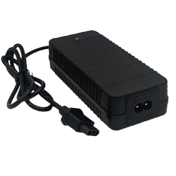 KQi 2 KQi 3 Lader for El-sparkesykkel 53.5V 2A Strømadapter for EU Litiumbatteri Musta