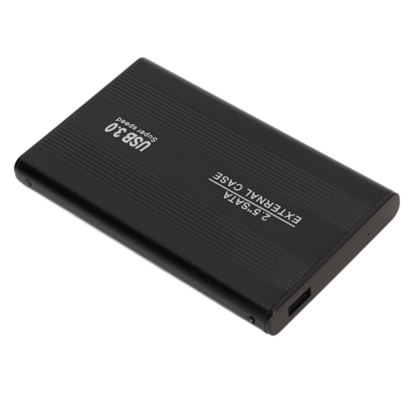 USB3.0 HDD-kabinett 2,5 tommer 5 Gbps Ultra tynn lett HDD-kabinett-adapter for bærbare datamaskiner for WIN 7 for WIN 10 Svart