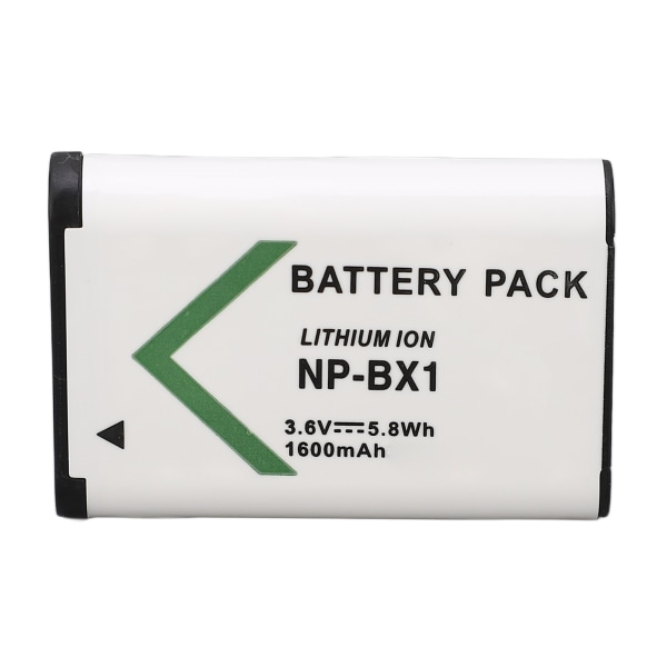 NP BX1 Batteri 3,6V 1600mAh NP BX1 Litiumjonbatteri för Cyber ​​Shot DSC HX RX1 RX1R II RX100 FDR X3000 HDR AS50 AS300 ZV 1 Digitalkamera /