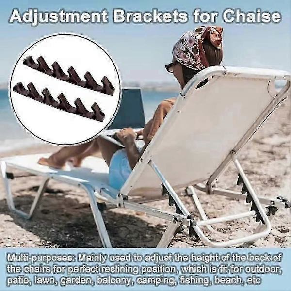 【BEMS】Chaise Lounge Adjustment Bracket with 5 Positions, Backrest Adjuster Compatible with Outdoor Plastic Lounge