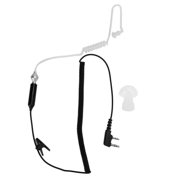Walkie Talkie Earpiece 2-pin K Headset -kuulokkeet KENWOOD TH-F6 / F6A/ D7/ D7A/ D7AG/ D7E/ F7/ F7E/ G71/ G71A//+