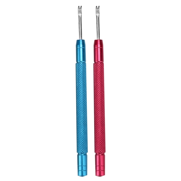 2pcs Watch Hands Lever Watch Needle Lifting Removing Watch Repair Accessory (Red Blue)