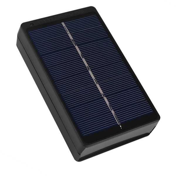 1W 4V Bærbar Solcellelader Opladningsboks til AA/AAA Batteri Sort