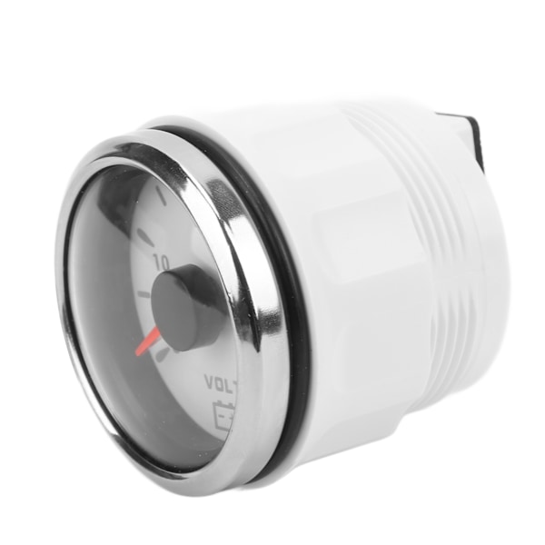 52 mm marin spændingsmåler 8‑16V viser 7 farver baggrundsbelysning IP67 vandtæt voltmeter til båd RV bil 9‑32V Hvid