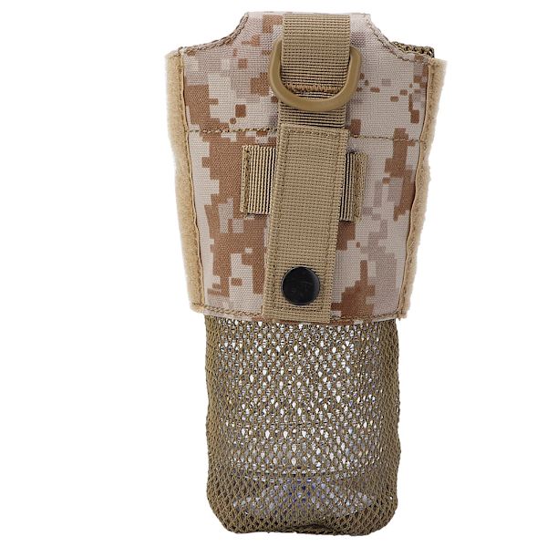 Fällbar Militärvattenflaska i Camouflage för Utomhus, Camping och Vandring (Öken Camouflage)