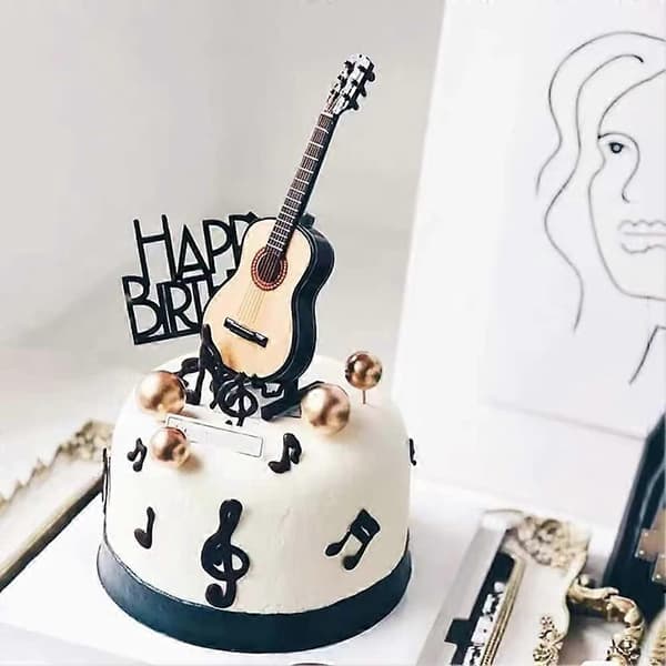 st noder silikoneform, noder fondantform musikalsk slikform Kompatibel med kagedekoration sukkerhåndværk kagechokolade og håndværk