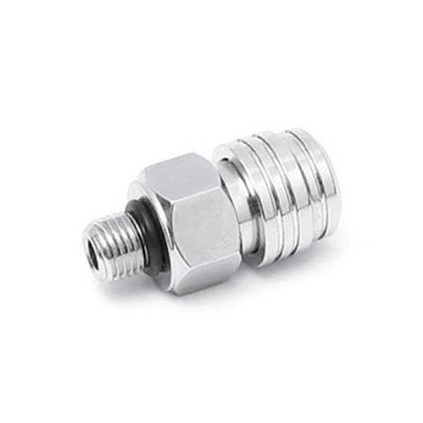 Dykning BCD Standard hanstik til BCD til 3/8-24 lavspændingsgevindstik CCR-stik [BEMS] Silver