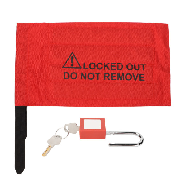 38 mm bøjle sikkerhedshængelås lockout tagout lås med PVC taske til industrielt elektrisk udstyr //+
