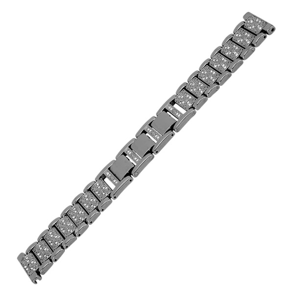 Blank Smartwatch-armband för Samsung Gear S3/Gear2 R380/Gear2 Neo R381/Live R382 (Svart)