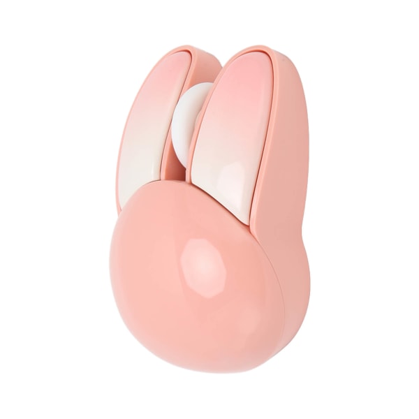 TIMH Cute Rabbit Langaton Hiiri 2.4G Säädettävä DPI-herkkyys 33ft Tehokas kantama akkukäyttöinen hiljainen hiiri pelihiiret vaaleanpunainen