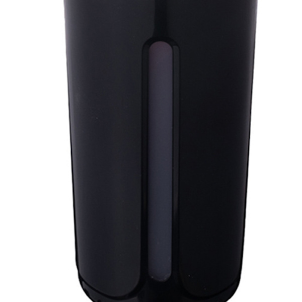 Auton ilmankostutin 300 ml Kapasiteetti Värikäs yövalo Mini USB Kannettava eteerisen öljyn diffuusori kotiin toimistoon Musta