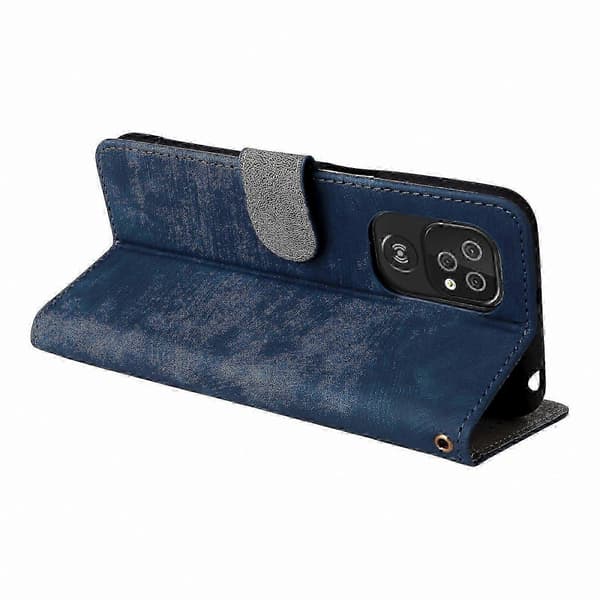 Doro 8100/8200 Plånboksfodral med stativ och rem, telefonfodral i PU-läder Blue