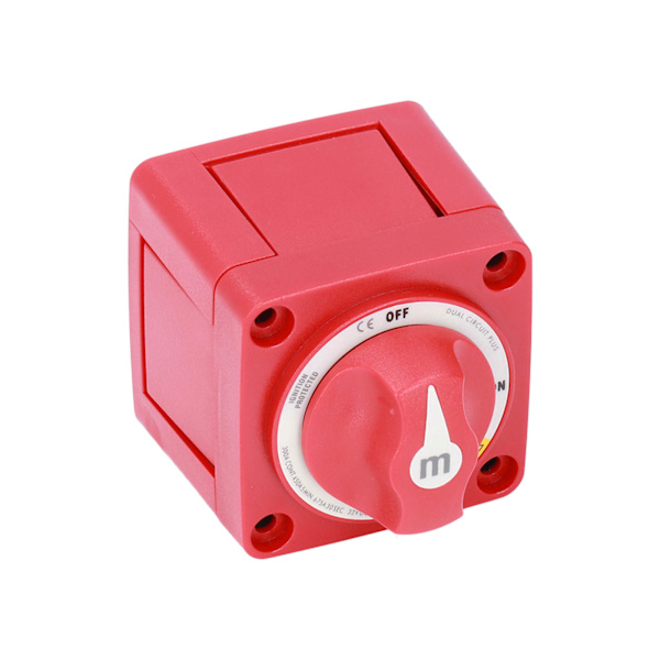 Batterikontakt Til Fra 300A 12V/24V Dual Circuit 4 terminaler Tændingsbeskyttet til yachter autocampere