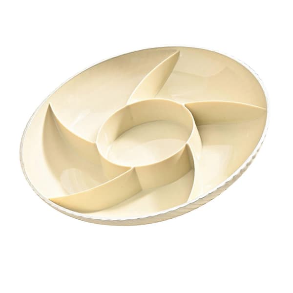 【BEMS】6-facks fruktfat gräddvit Cream White