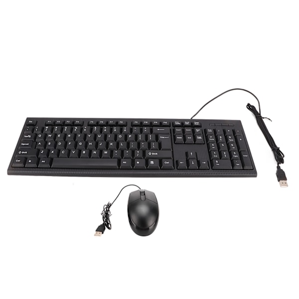 CMK858 USB-näppäimistö ja hiirisetti, 104 näppäintä, tietokonenäppäimistö, 1600 DPI hiiri kotiin ja toimistoon