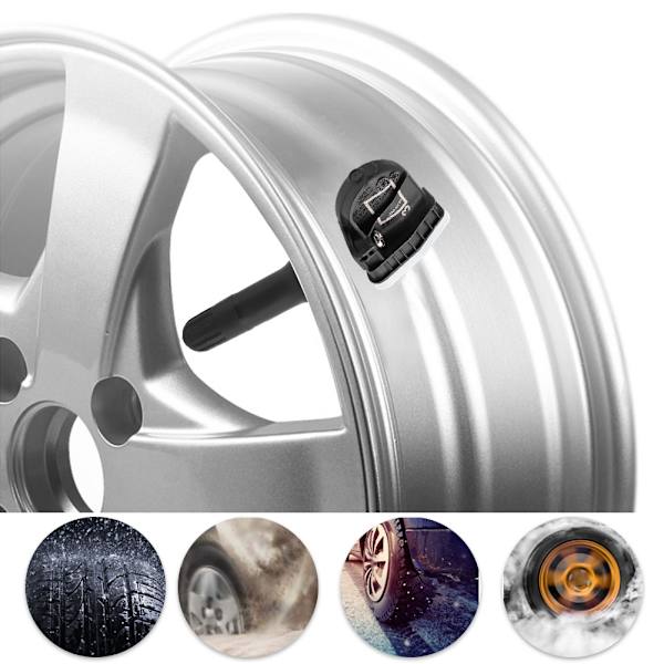 4 st Däcktrycksövervakningssystem TPMS 2036804 Passar för Ford Galaxy Mondeo S MAX