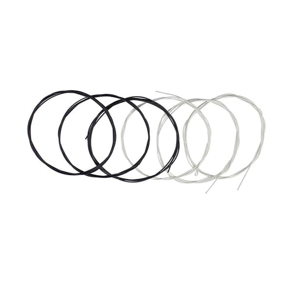 Gitarrsträngar 6 set NYLON Klassisk gitarrsträngset Perfekt Silver