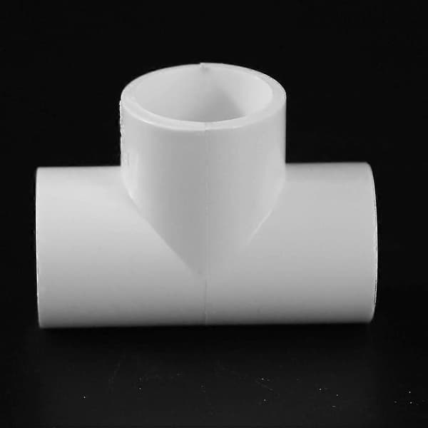 20 mm PVC T-kobling, 3-veis vannrørsadapter, hvit, 20 stk. 04