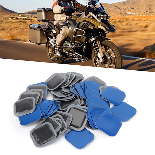 60 stk/æske 55 mm/2,2 tommer Dæk Reparationslap Gummi Værktøj Universal til Bil Motorcykel