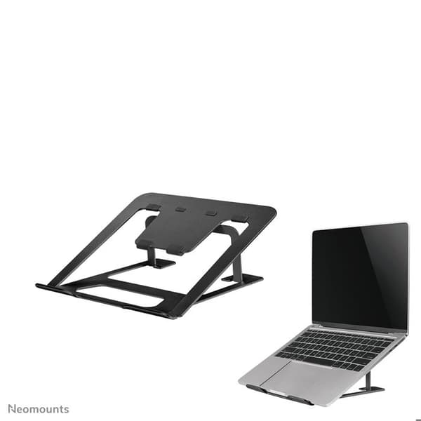 【BEMS】NewStar Sammenleggbart Laptopstativ 10\"-17\" Svart Aluminium