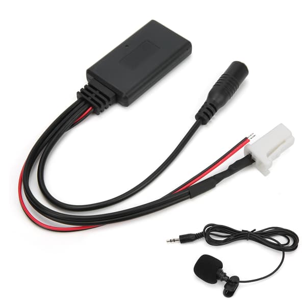 【BEMS】Bluetooth Audio AUX-indgangsadapter Mikrofon Håndfri kabelforbindelse passer Kompatibel med Suzuki Swift/Vitra/Jimni