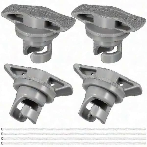 Paddleboard Ventilhætte 4 stk. Erstatning til Oppustelig SUP Kajak Båd Forseglingsudstyr[BEMS] Harmaa 5.00X3.50X3.50CM