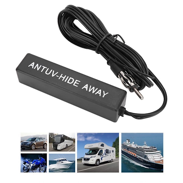 12V Universal Elektronisk Stereo AM/FM Radio Skjult Forstærket Antenne til Bil Skib RV
