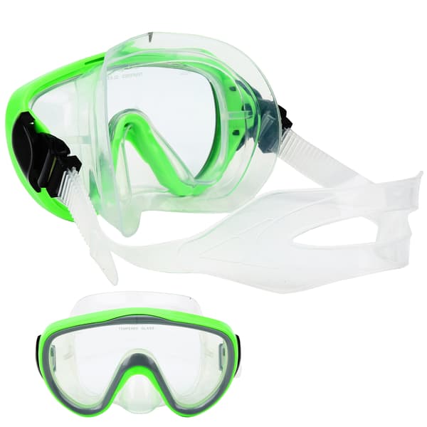Dykglasögon Silikonhärdat glas Undervattensdykning Simning Snorkelutrustning