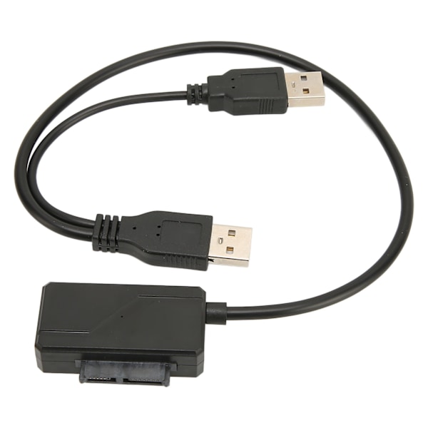 USB2.0 Optisk Drev Kabel Ekstern USB til SATA 6 og 7 Strømforsyning Bærbar Plug and Play 480Mbps Drev Adapter